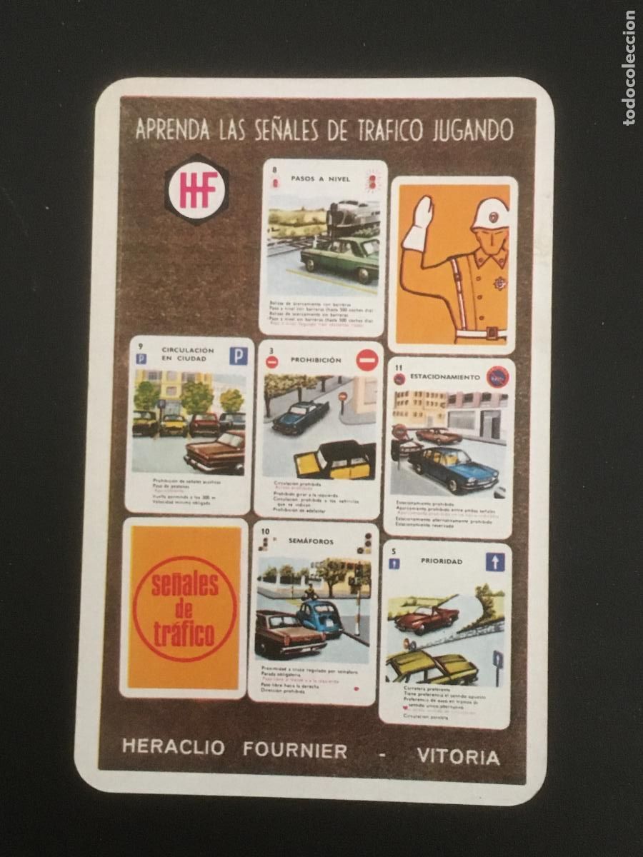 Collectables Calendars: fournier naipes se&ntilde;ales trafico 1969 calendario original perfecto estado