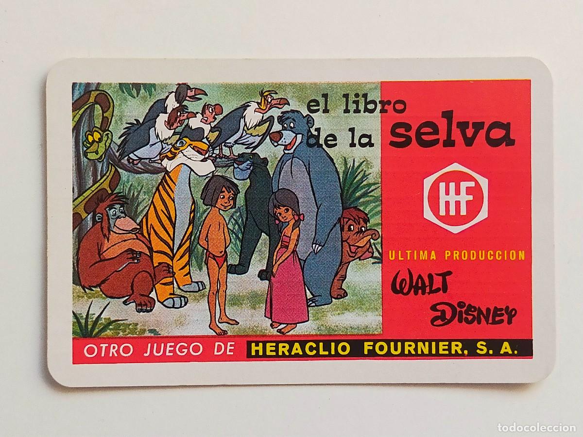 Coleccionismo Calendarios: Calendario de bolsillo FOURNIER A&Ntilde;O 1969 - Juego de Cartas: EL LIBRO DE LA SELVA