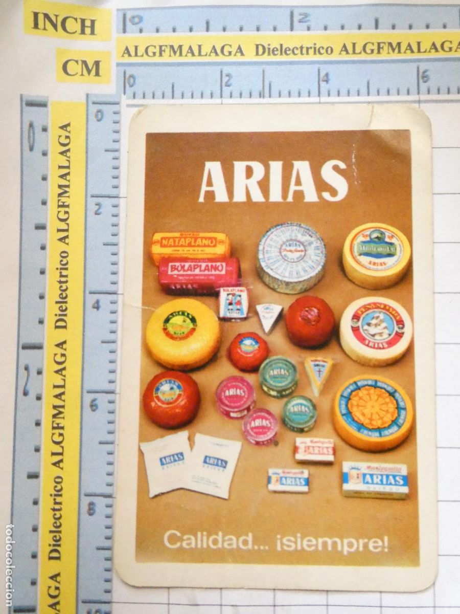 Collectables Calendars: CALENDARIO DE BOLSILLO FOURNIER. A&Ntilde;O 1968 MANTEQUILLA QUESO ARIAS