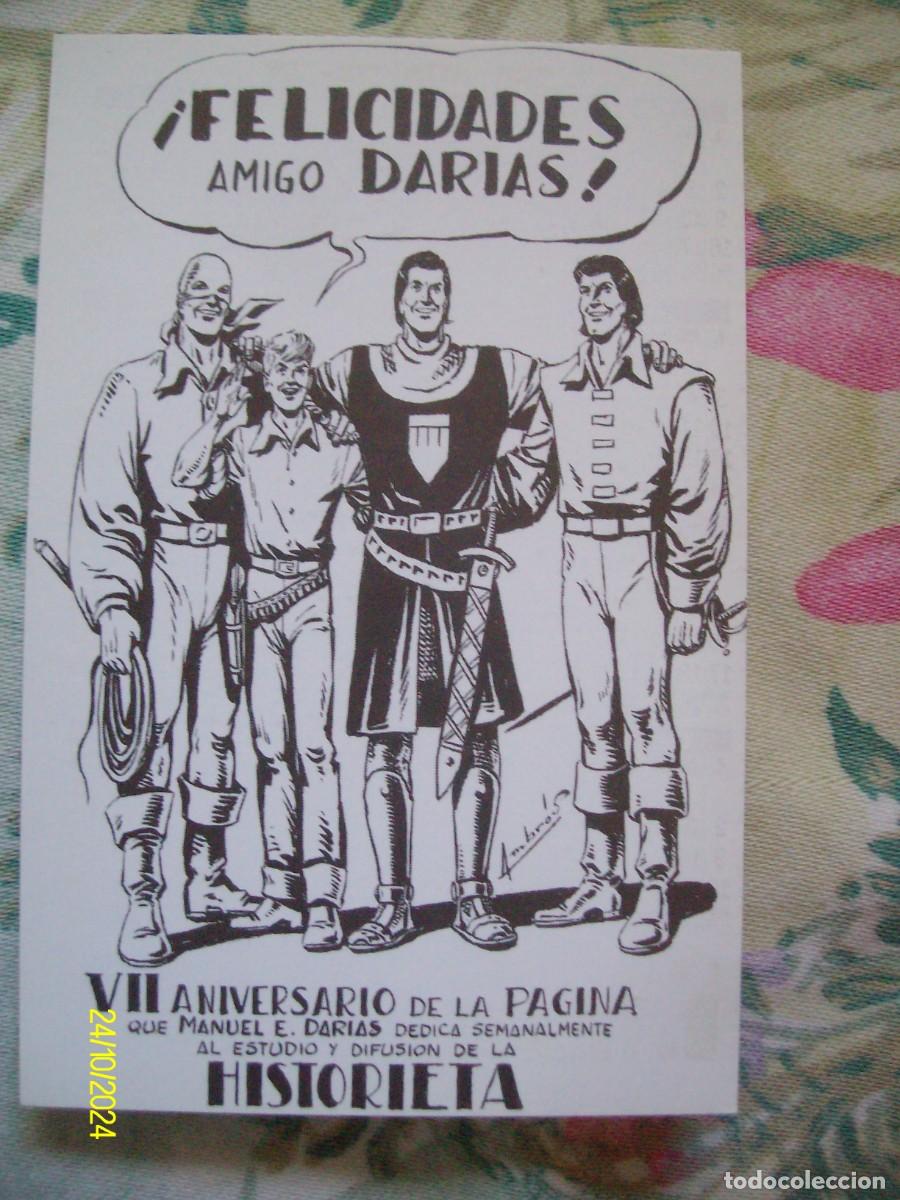 Sammeln von Kalendern: CALENDARIO CAPITAN TRUENO 2017 FELICIDADES AMIGO DARIAS
