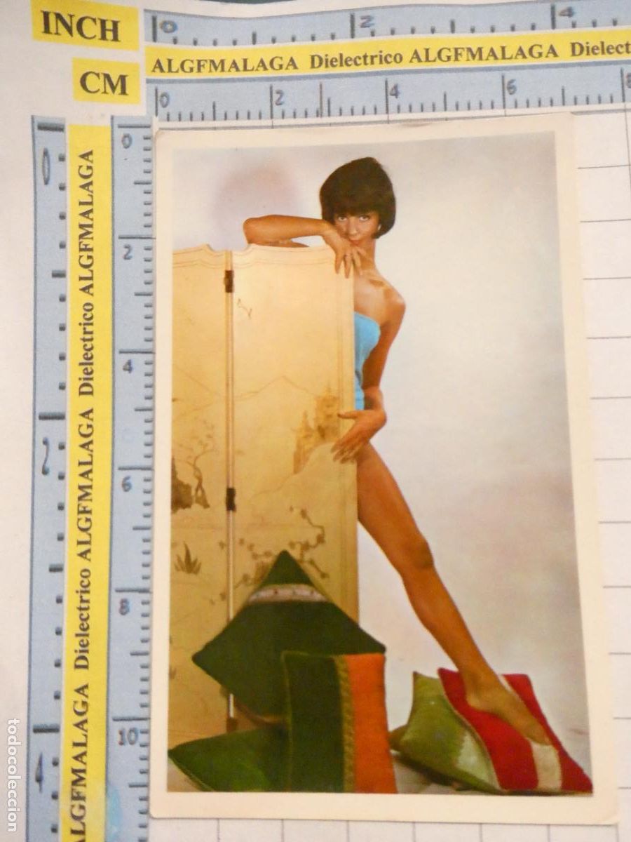 Colecionismo Calend&aacute;rios: CALENDARIO DE BOLSILLO. A&Ntilde;O 1969. SEXY ER&Oacute;TICA MUJER. PUBLICIDAD M&Aacute;LAGA 441