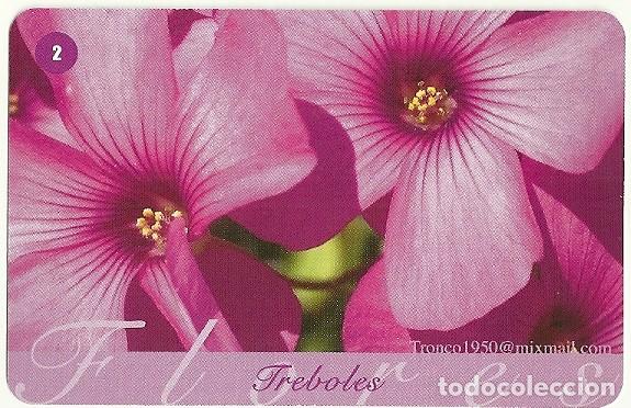 Coleccionismo calendarios: CALENDARIO FOURNIER. FLORES. TREBOLES. A&Ntilde;O 2014