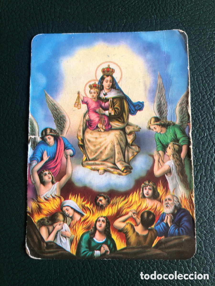 Coleccionismo Calendarios: calendario de bolsillo almanaque religioso. 1999. Virgen del Carmen d las &aacute;nimas del purgatorio. ASM
