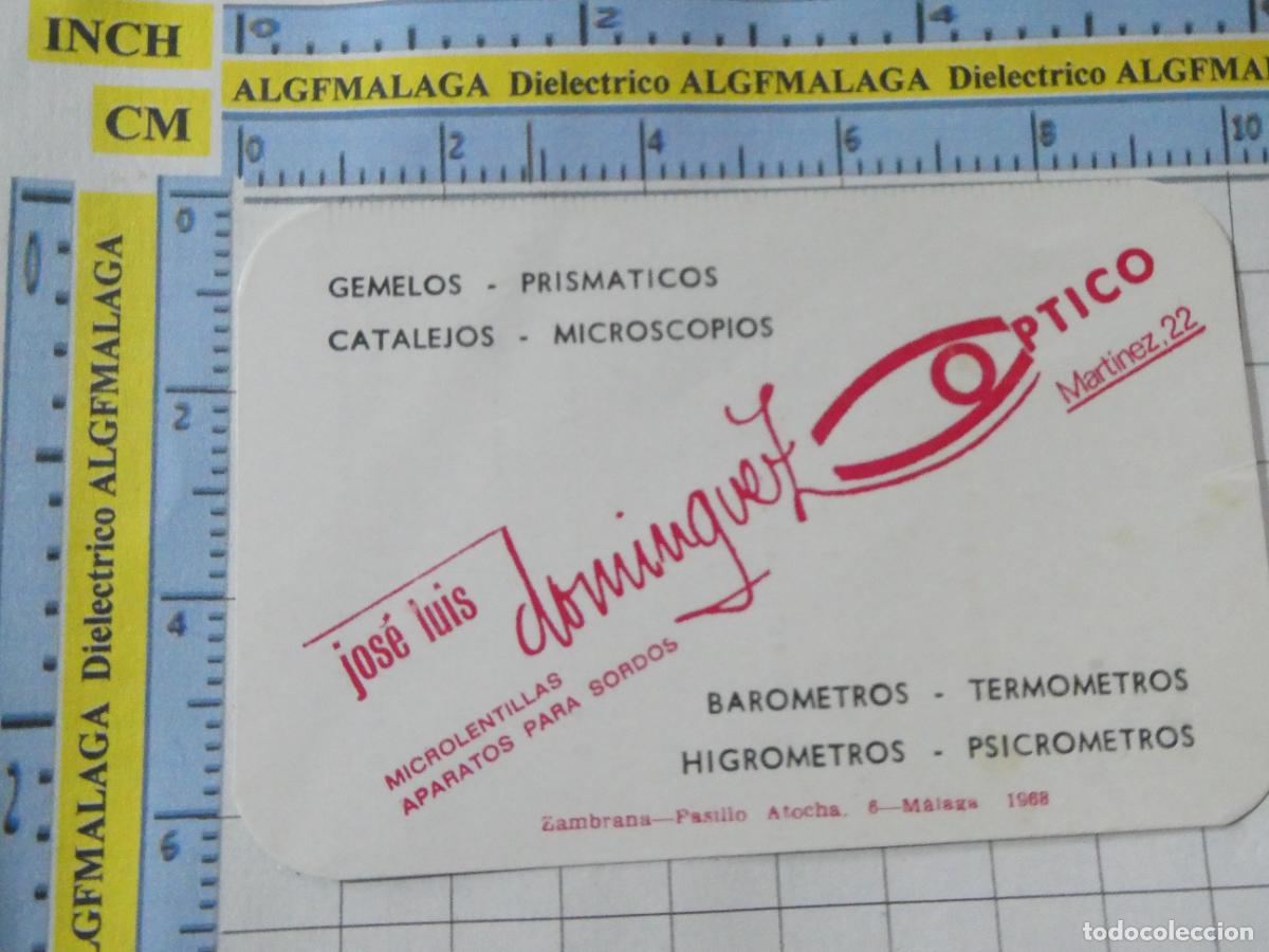 Collectionnisme Calendriers: CALENDARIO DE BOLSILLO. A&Ntilde;O 1969. M&Aacute;LAGA PUBLICIDAD JOSE LUIS DOM&Iacute;NGUEZ &Oacute;PTICO GEMELOS PRISM&Aacute;TI. 373