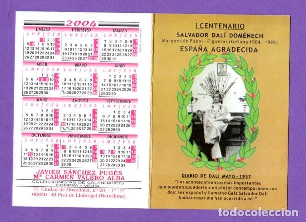 Coleccionismo calendarios: I CENTENARIO SALVADOR DAL&Iacute; DOM&Eacute;NECH *** COLECCI&Oacute;N 18 CALENDARIOS A&Ntilde;O 2004