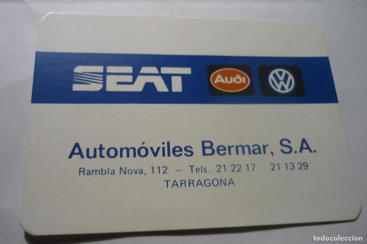 Coleccionismo calendarios: calendario seat .-bermar tarragona 1985
