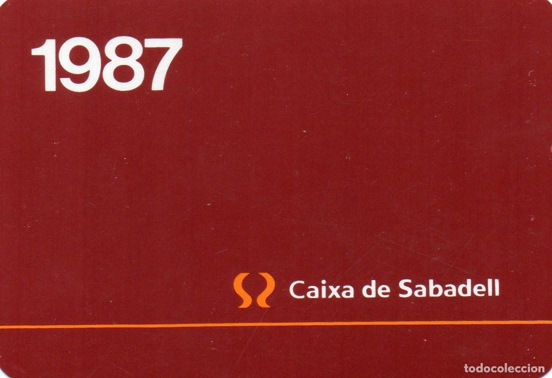 Collezionismo Calendari: Calendario de Publicidad 1987 - CAIXA SABADELL