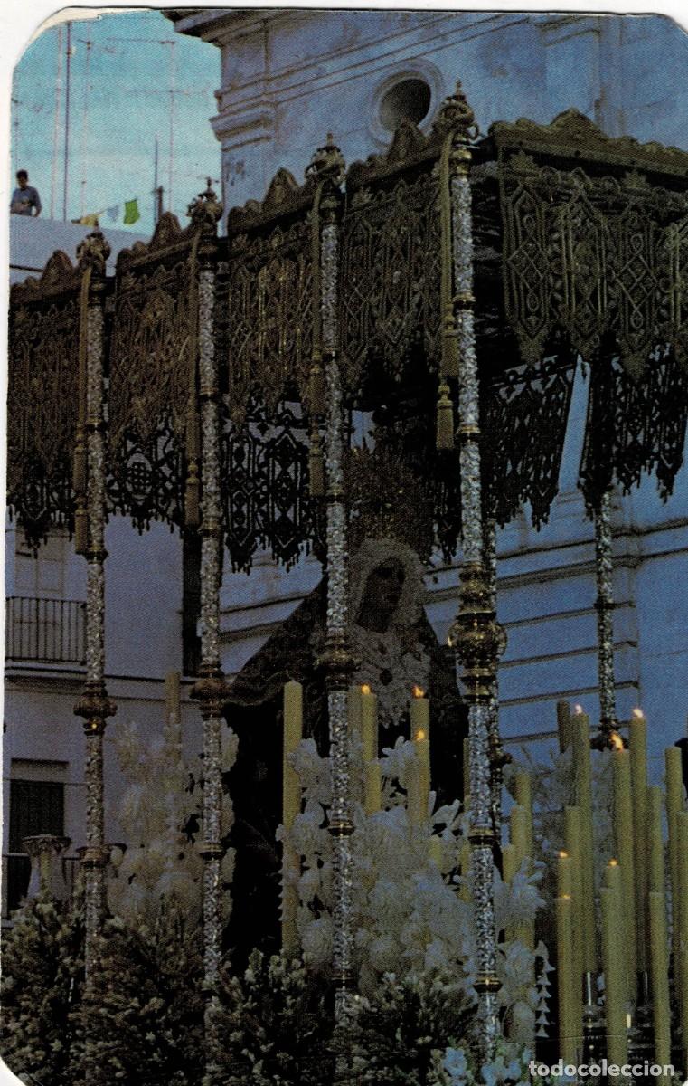 Coleccionismo Calendarios: CALENDARIO NO ORIGINAL SEMANA SANTA DE CADIZ VIRGEN DE LOS DOLORES (NAZARENO) A&Ntilde;O 1992. CALEN-754