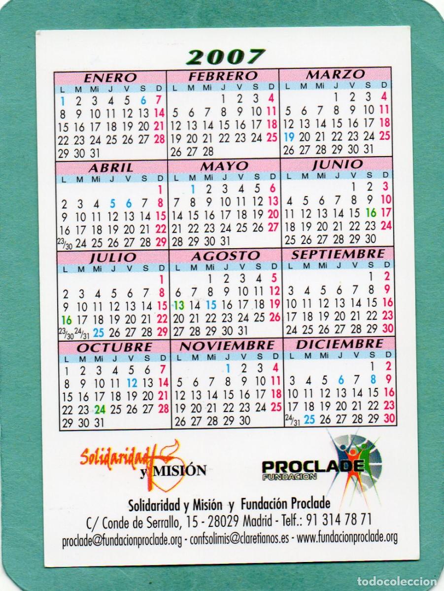 Coleccionismo calendarios: Calendario de Publicidad 2007 - PROCLADE - Foto 2