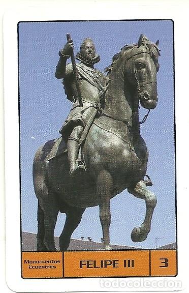 Coleccionismo calendarios: CALENDARIO FOURNIER. MONUMENTOS ECUESTRES. FELIPE III. A&Ntilde;O 2014