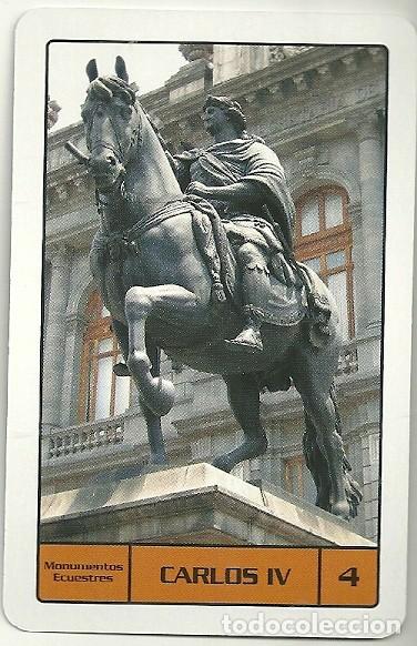 Coleccionismo calendarios: CALENDARIO FOURNIER. MONUMENTOS ECUESTRES. CARLOS IV. A&Ntilde;O 2014