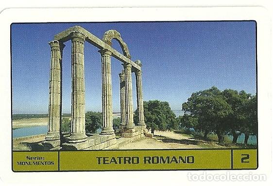 Coleccionismo calendarios: CALENDARIO FOURNIER. MONUMENTOS. TEATRO ROMANO. A&Ntilde;O 2014