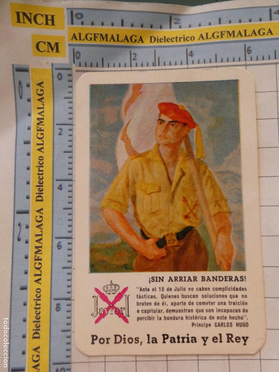 Sammeln von Kalendern: CALENDARIO DE BOLSILLO. A&Ntilde;O 1968. CARLISTAS POR DIOS PATRIA Y EL REY. SIN ARRIAR BANDERAS. 508