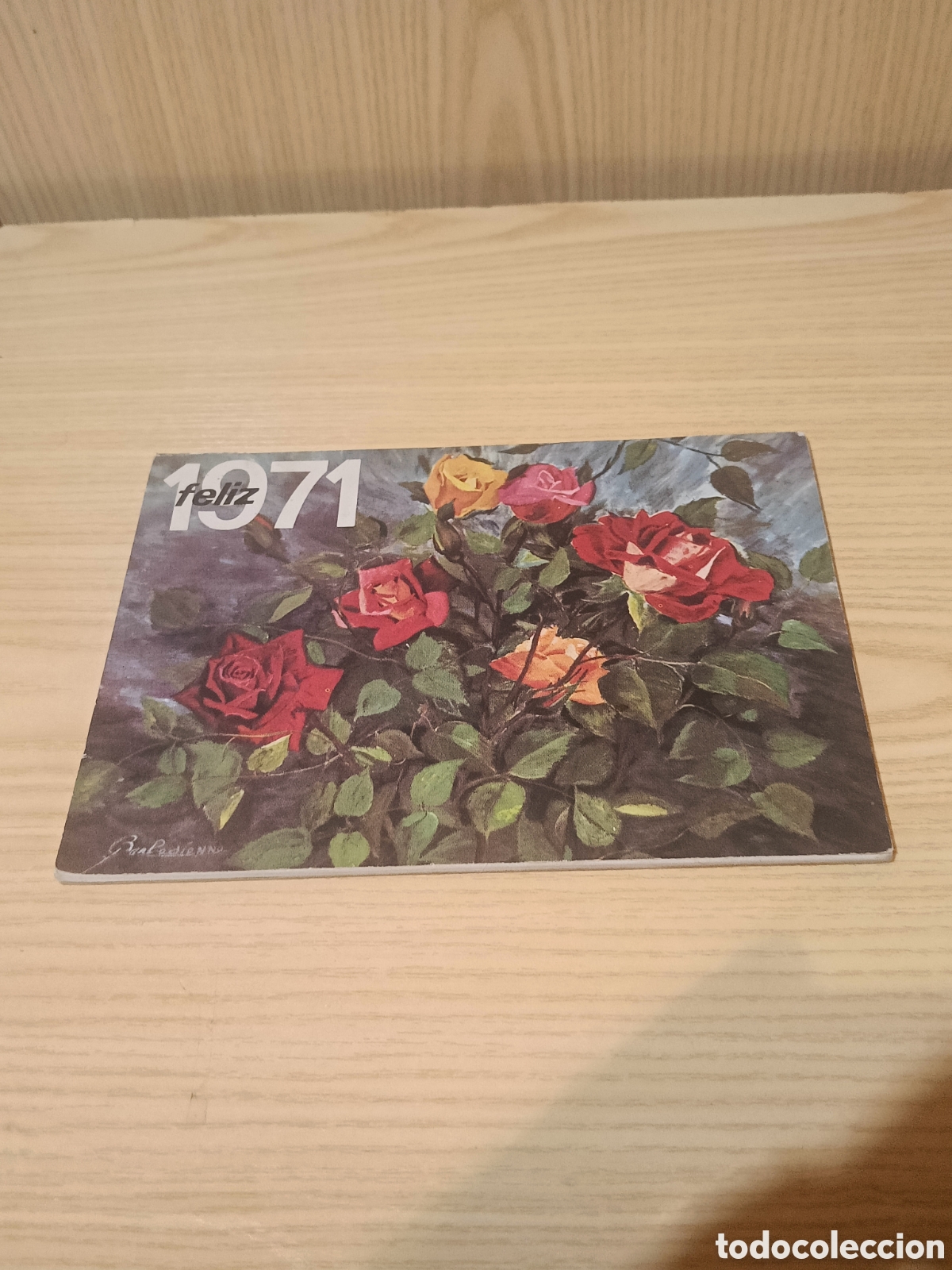 Coleccionismo Calendarios: Calendario de colgar de pared del Feliz 1971