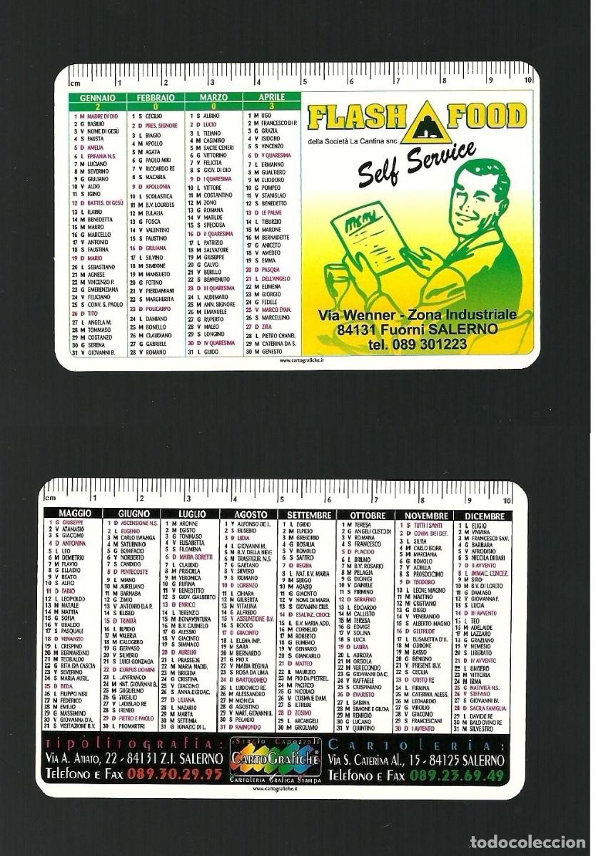 Coleccionismo Calendarios: Calendarietto Pubblicitario 2003 - Flash Food ( Salerno )