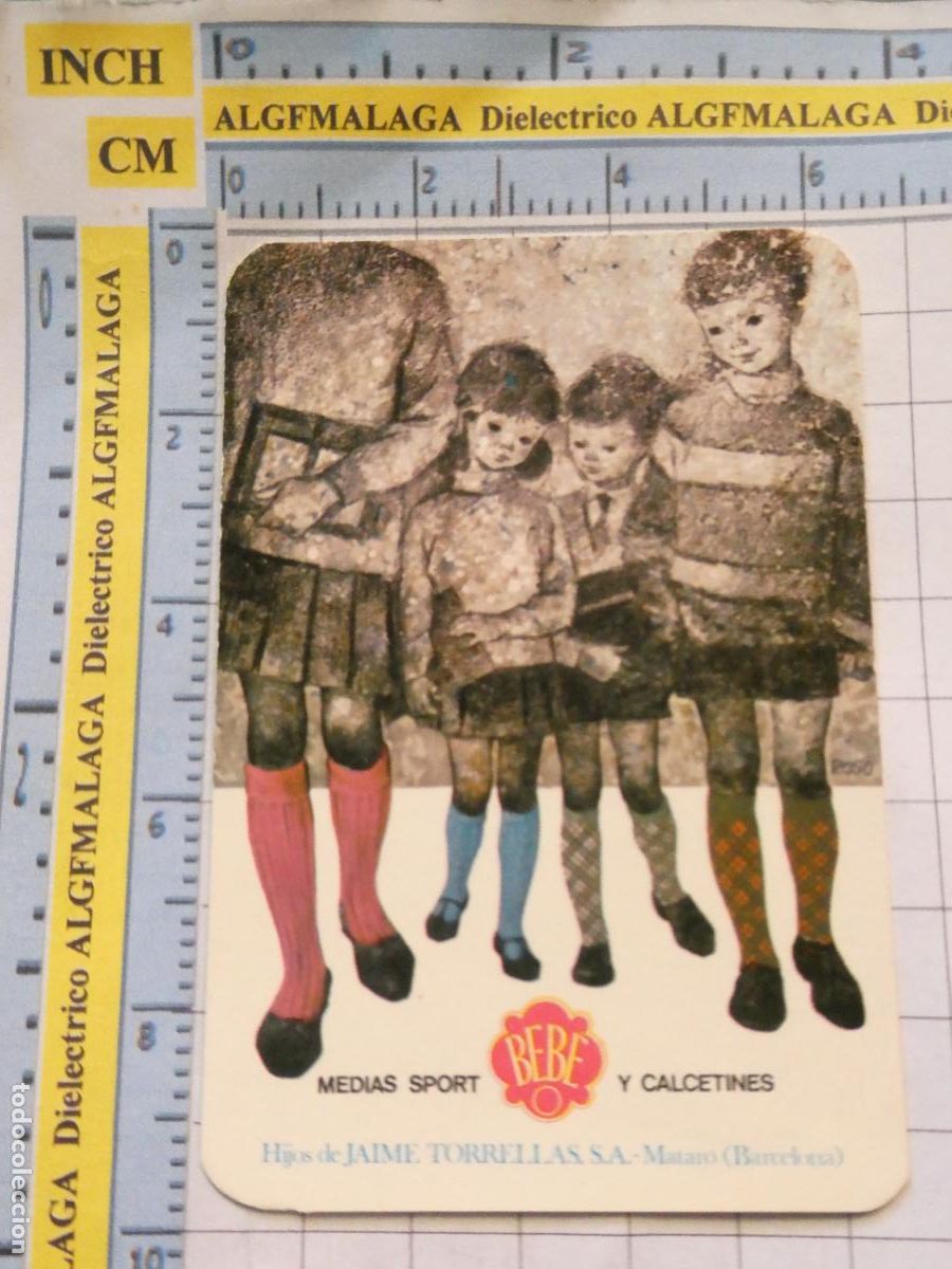 Collezionismo Calendari: CALENDARIO DE BOLSILLO. A&Ntilde;O 1968 INDUSTRIA TEXTIL. BEBE MEDIAS CALCETINES MATA&Oacute; BARCELONA 526