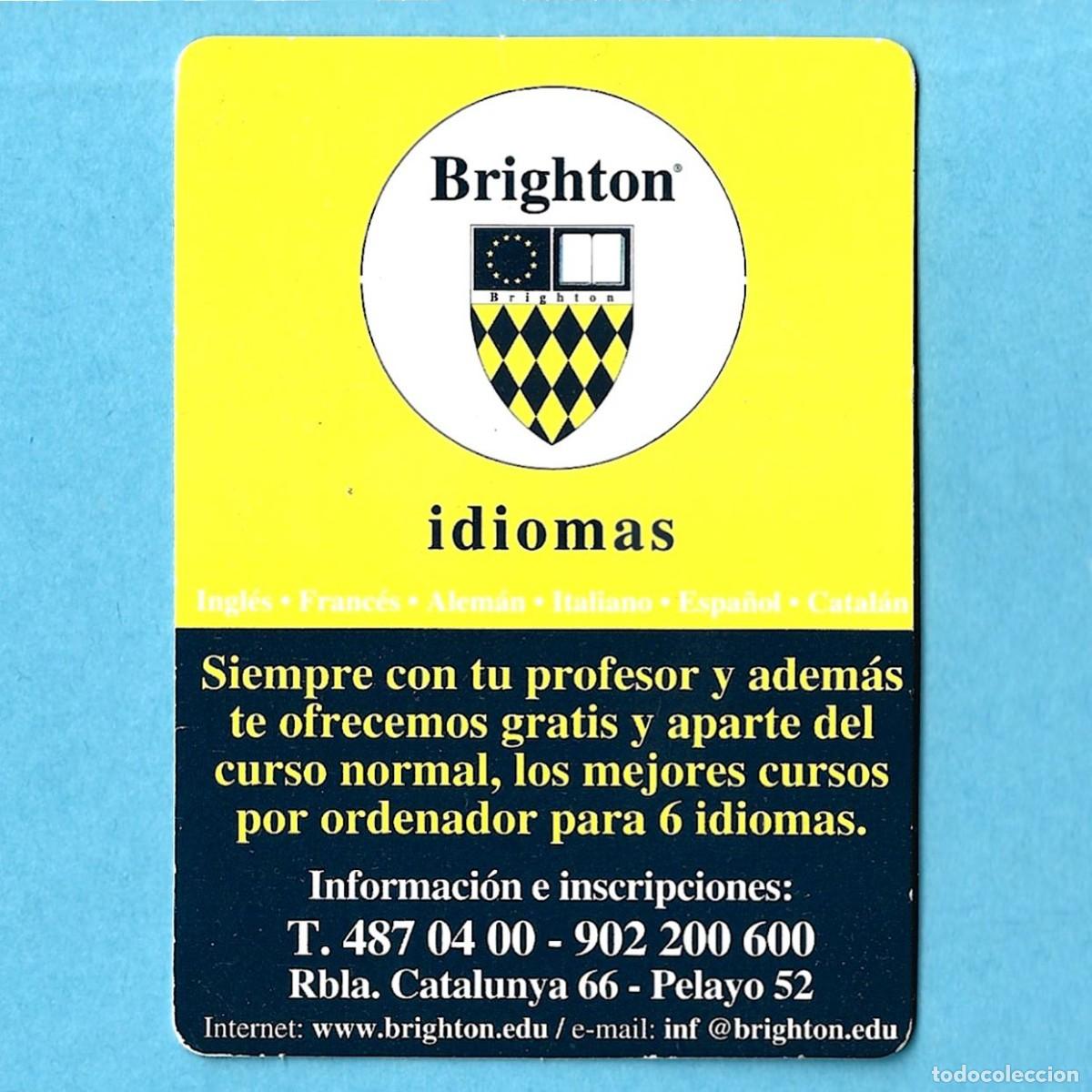 Coleccionismo Calendarios: CALENDARIO DE BOLSILLO BRIGHTON IDIOMAS 1997-1998