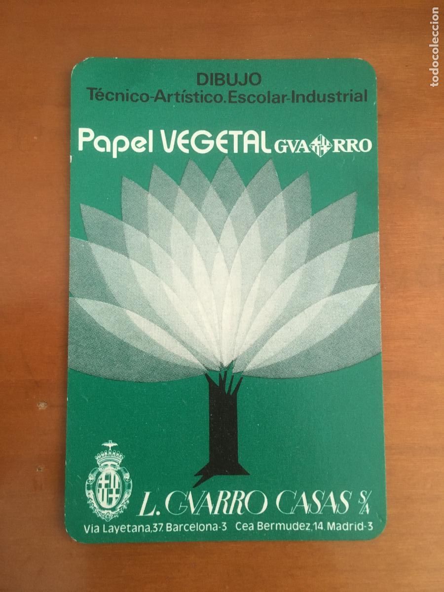 Collectables Calendars: fournier guarro casas 1976 calendario original antiguo