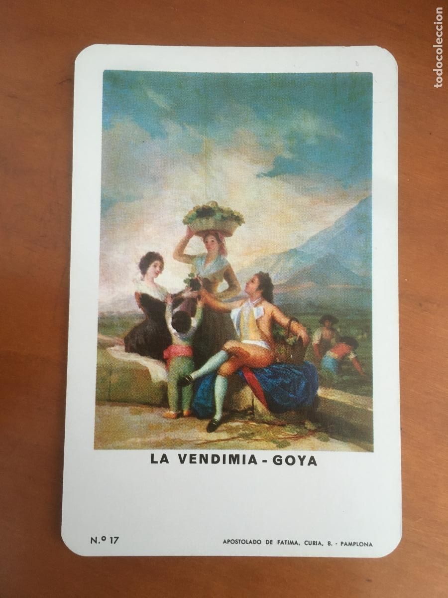 Collectables Calendars: fournier la vendimia goya 1973 calendario original antiguo