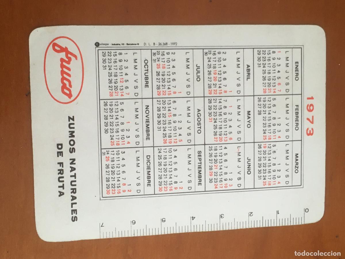 Coleccionismo calendarios: fruco 1973 calendario original antiguo - Foto 2
