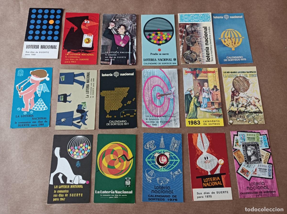 Coleccionismo Calendarios: CALENDARIOS LOTER&Iacute;A NACIONAL