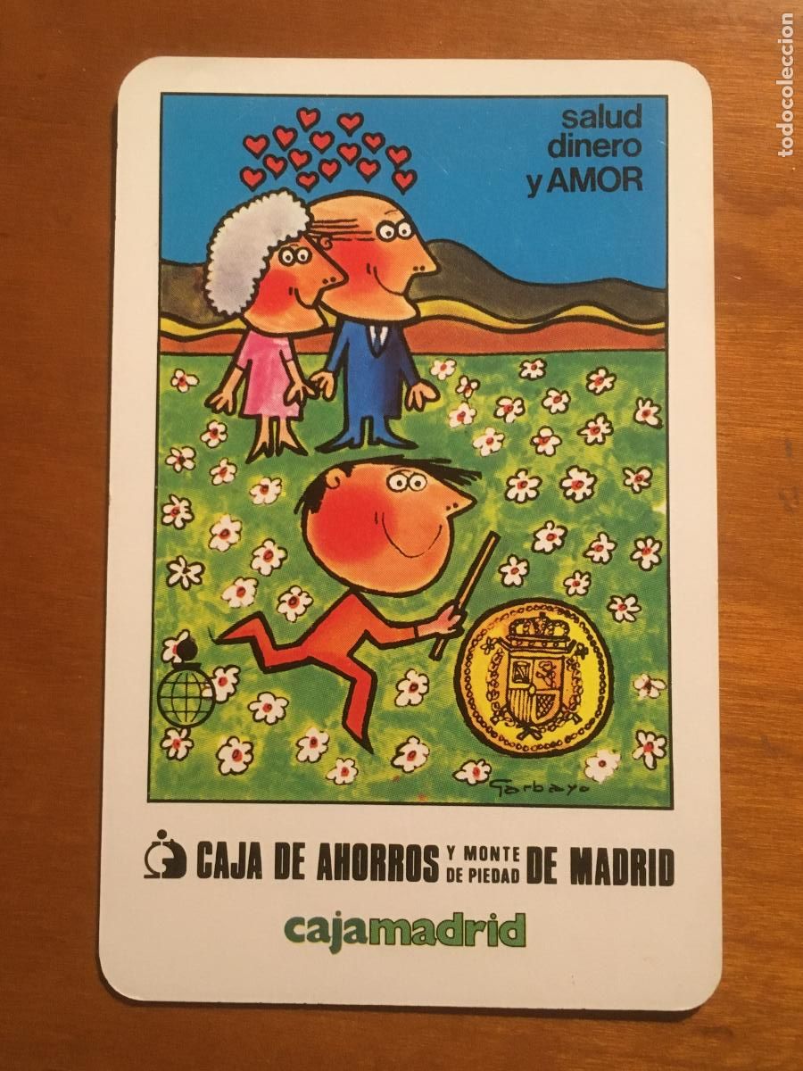 Collectables Calendars: fournier caja ahorros monte piedad madrid 1984 calendario original antiguo