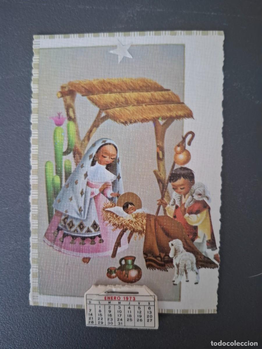 Coleccionismo Calendarios: Calendario 1973 - escena navidad