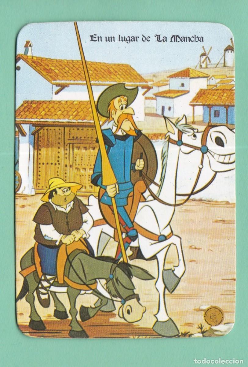 Coleccionismo calendarios: Calendario Quijote ( auto escuela diputacion ) a&ntilde;o 1.981