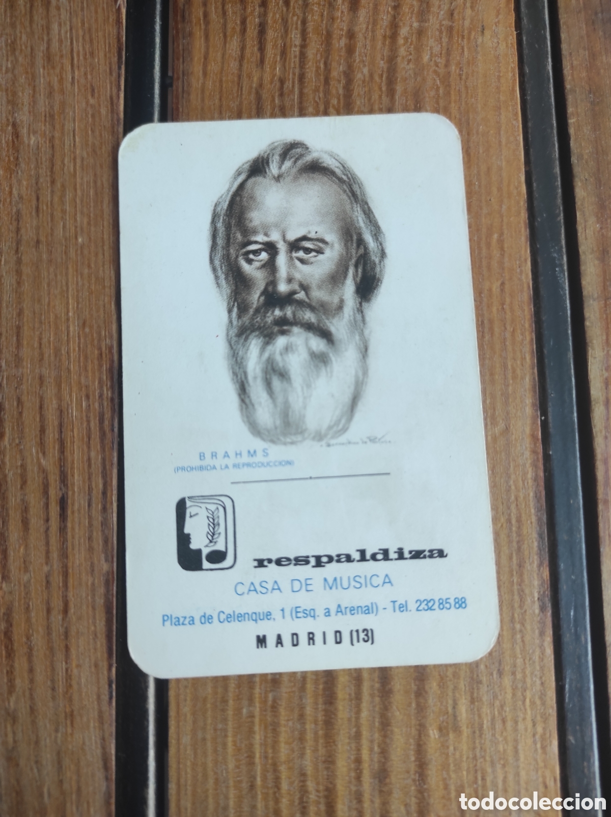 Coleccionismo Calendarios: CALENDARIO 1981 RESPALDIZA BRAHMS