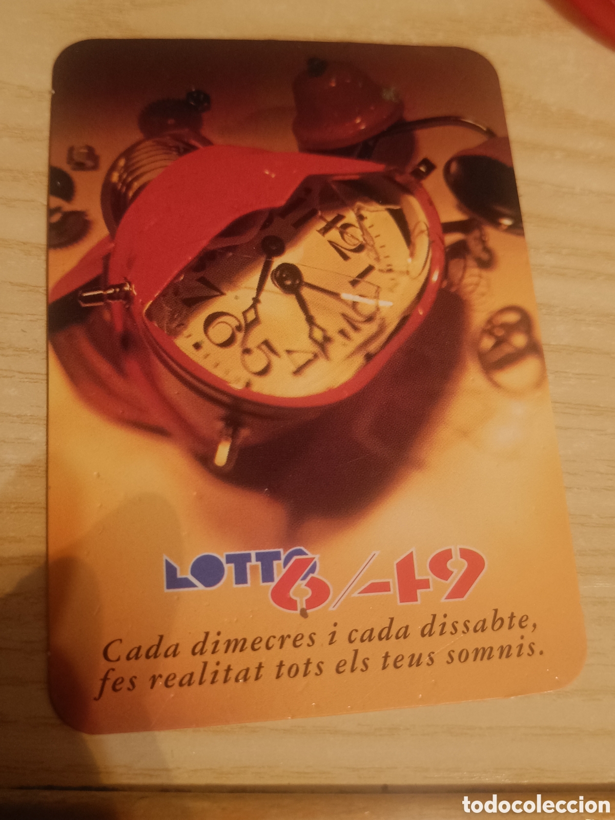 Coleccionismo Calendarios: calendario de publicidad lotto 649 a&ntilde;o 1996 en catal&aacute;n