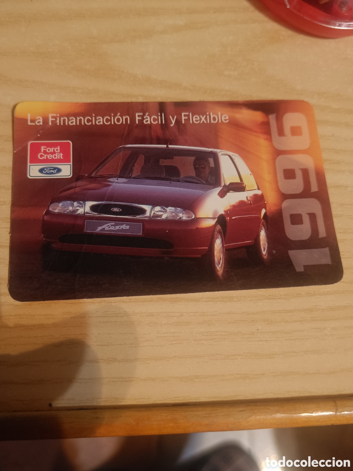 Coleccionismo Calendarios: CALENDARIO PUBLICITARIO. BOLSILLO TRANSPORTE. COCHE 1996 (FORD CREDIT)