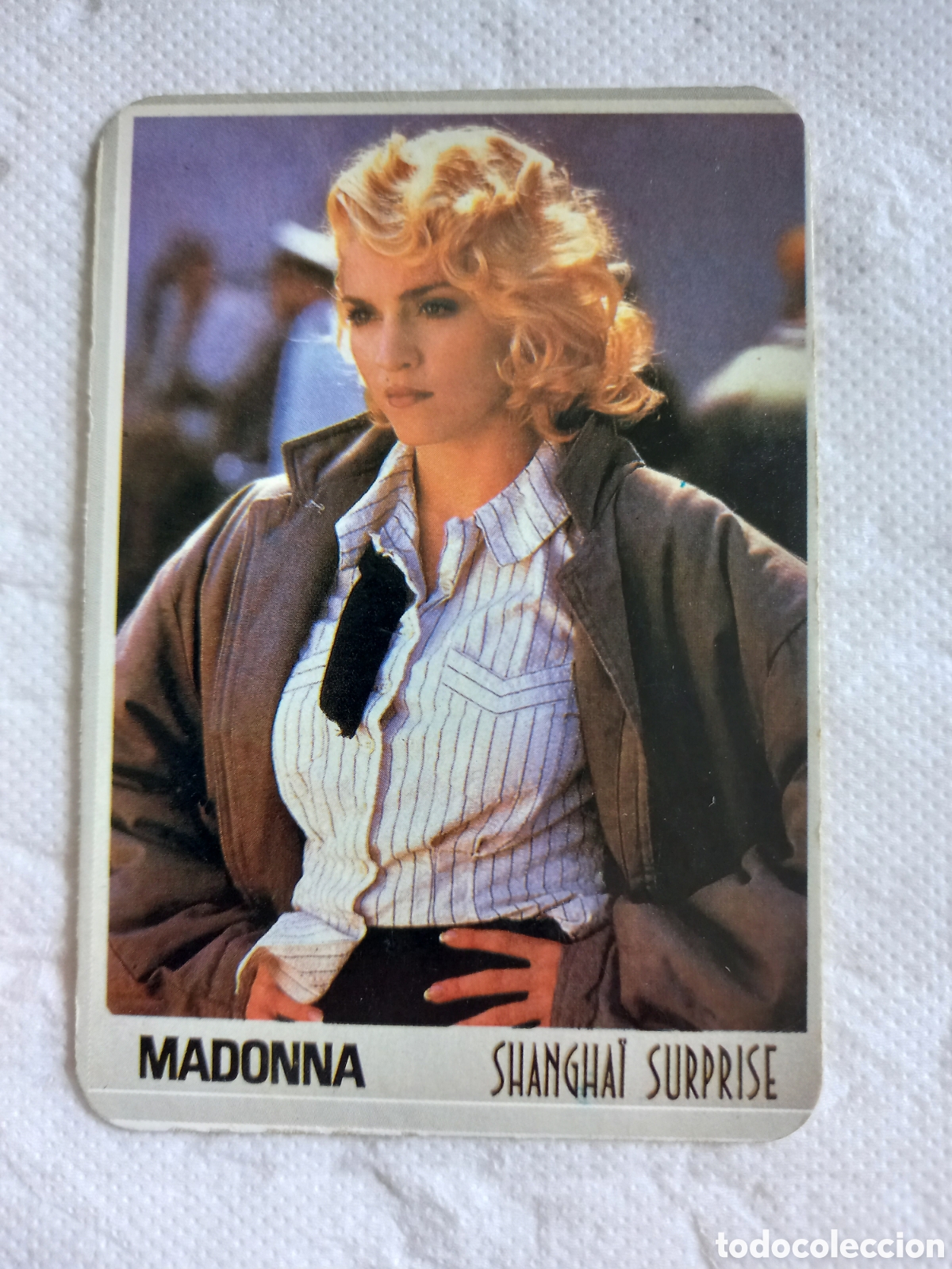 Coleccionismo Calendarios: CALENDARIO DE BOLSILLO A&Ntilde;O 1990 - MADONNA, SHANGHAI SURPRISE. BAR MUSICAL RESBALADIZO (SALAS)