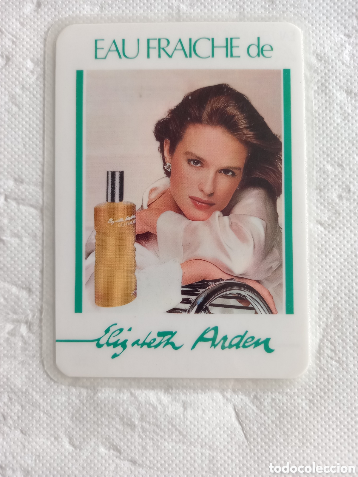 Coleccionismo calendarios: CALENDARIO DE BOLSILLO 1986/1987 - EAU FRAICHE DE ELIZABETH ARDEN (PLASTIFICADO)