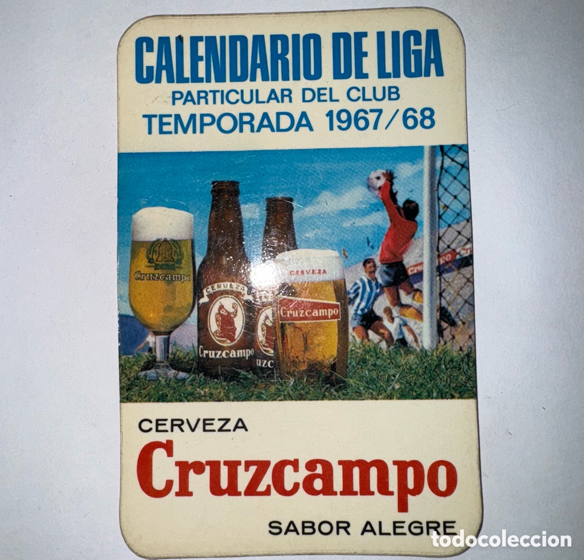 Coleccionismo Calendarios: Calendario Cruzcampo liga 67/68 Real Betis