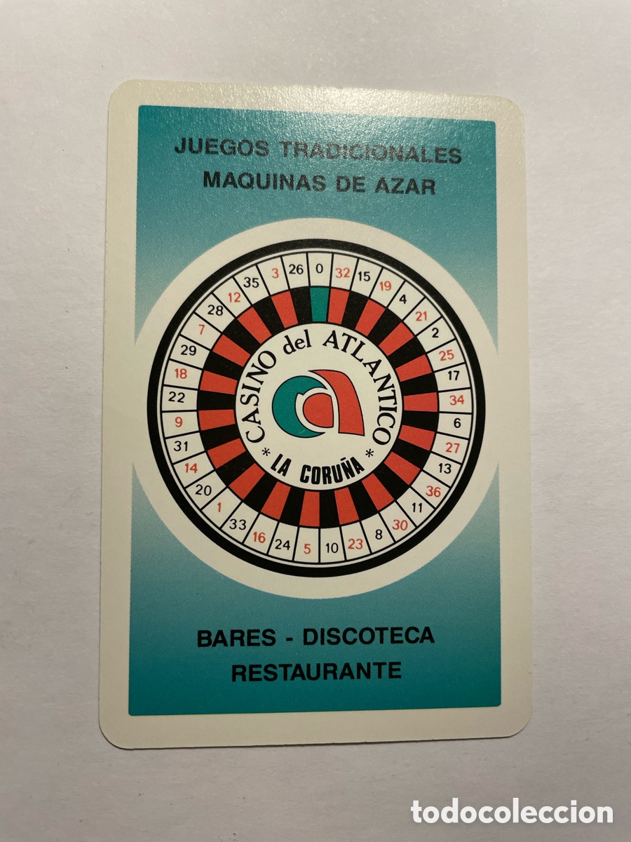 Coleccionismo Calendarios: calendario Fournier 1996, casino del Atl&aacute;ntico
