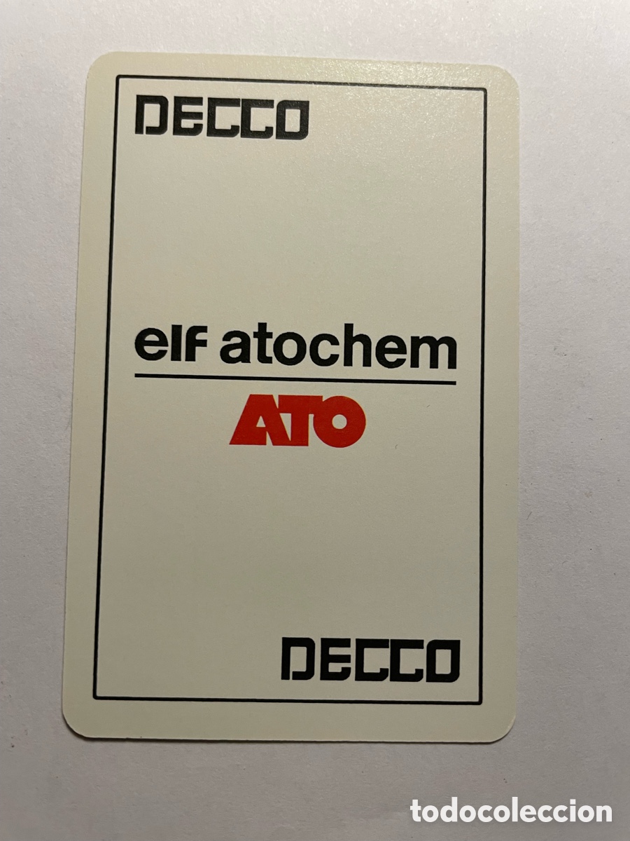Coleccionismo Calendarios: calendario Fournier 1996, Decco &mdash; Ato
