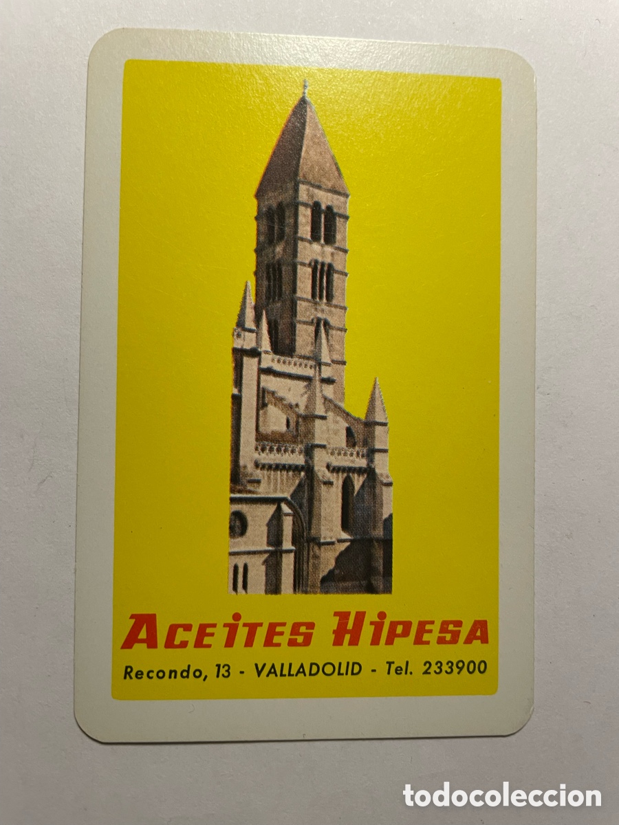 Coleccionismo Calendarios: calendario Fournier 1972, aceites Hipesa
