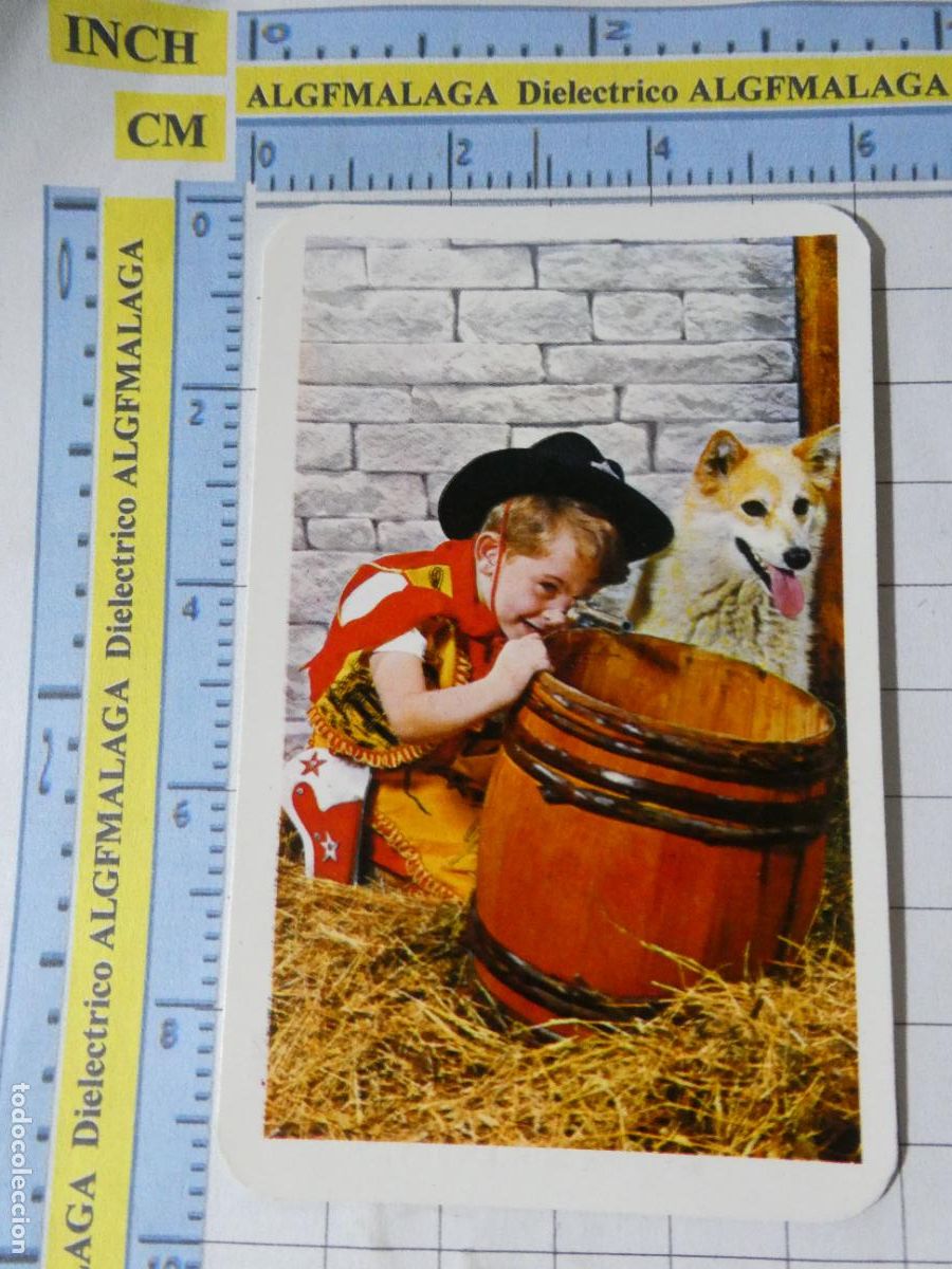 Coleccionismo Calendarios: CALENDARIO DE BOLSILLO. A&Ntilde;O 1968. NI&Ntilde;O PERRITO. PUBLICIDAD M&Aacute;LAGA. 5