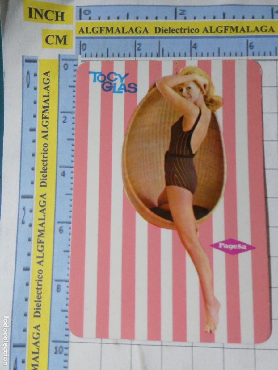 Colecionismo Calend&aacute;rios: CALENDARIO DE BOLSILLO. A&Ntilde;O 1966. MUJER LENCER&Iacute;A TOCY GLAS FLAN MALTA ORO CAF&Eacute;S PAGESA 15