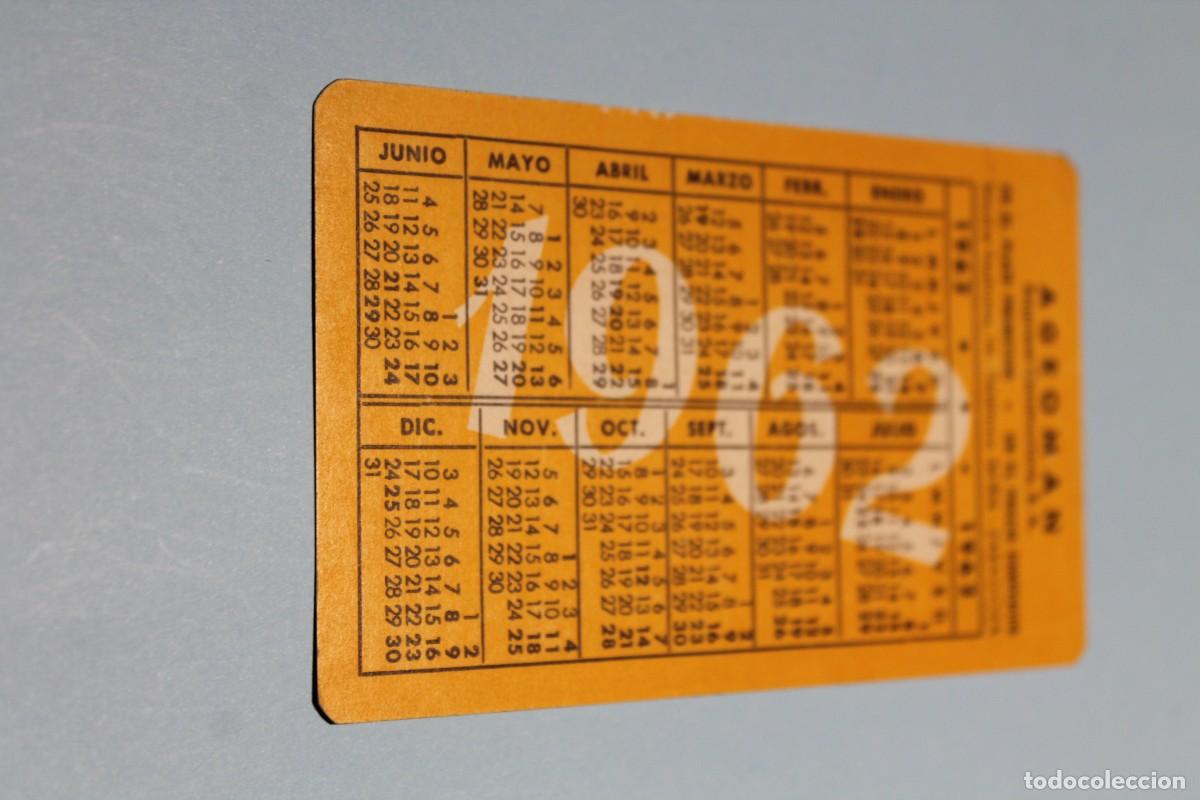 Collectables Calendars: CALENDARIO DE BOLSILLO. A&Ntilde;O 1962 - 1963. CONSTRUCTORA AGROMAN. DELEGACION DE ZARAGOZA.