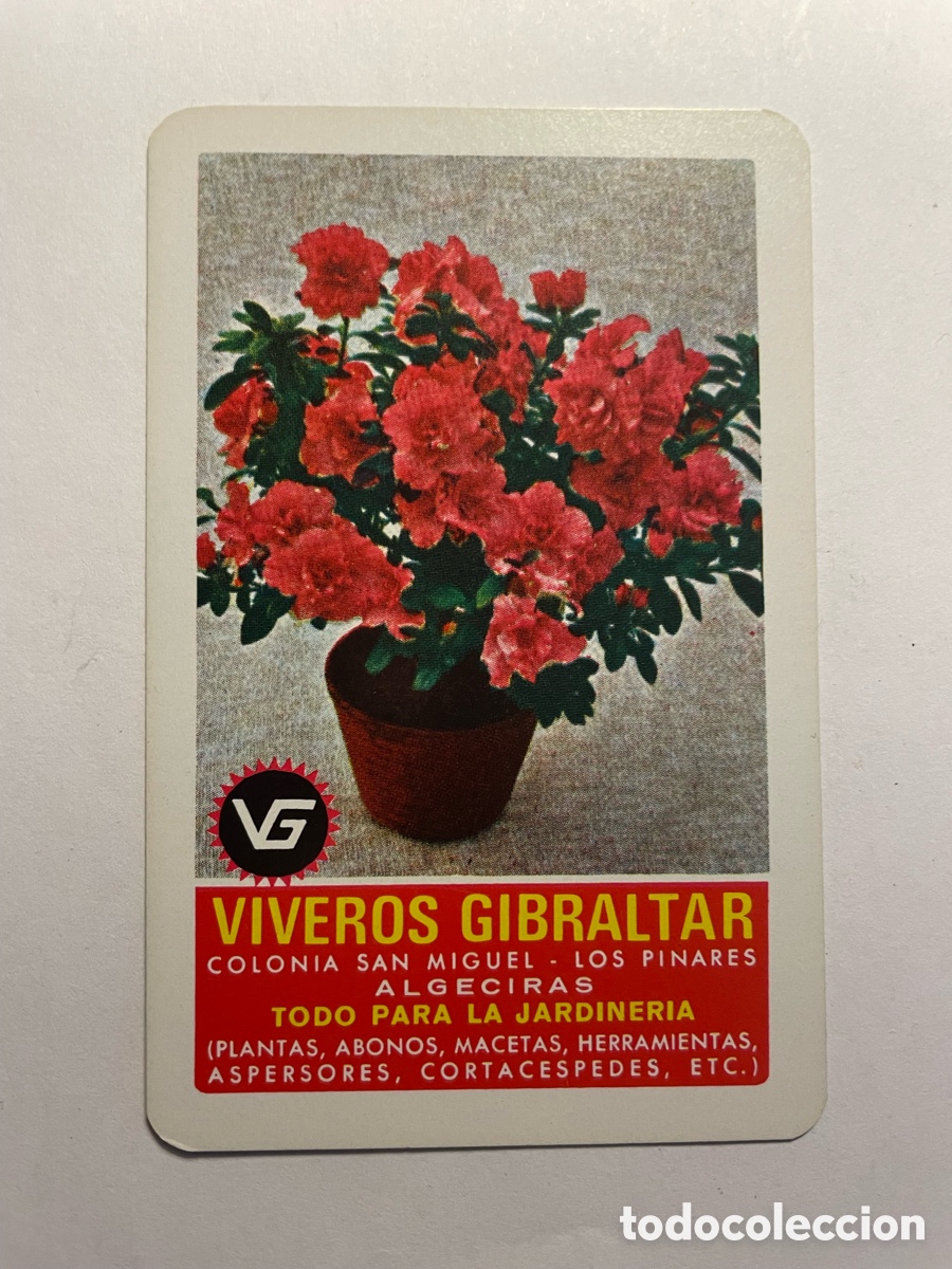 Coleccionismo Calendarios: calendario Fournier 1972, Viveros Gibraltar