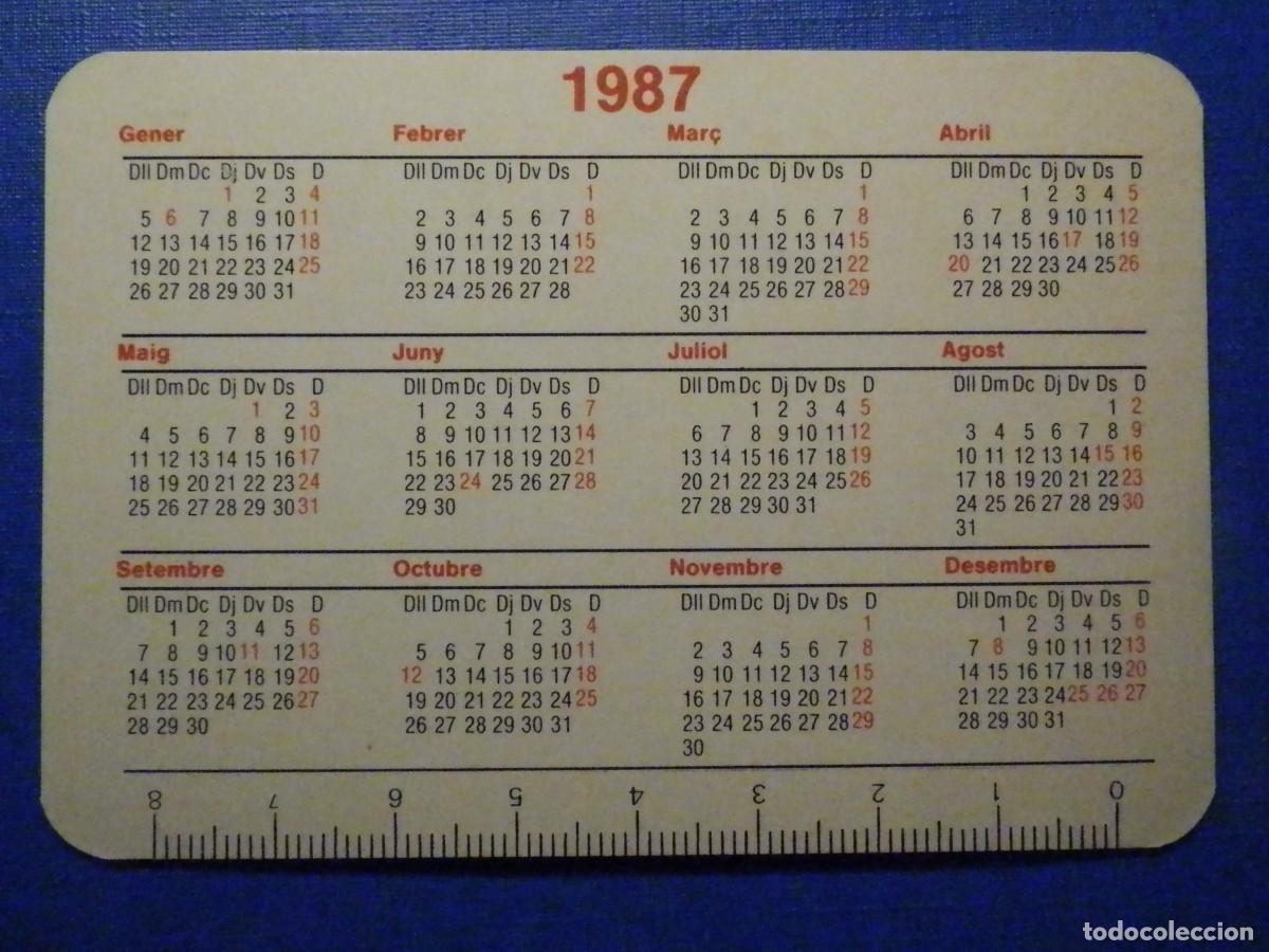 Coleccionismo calendarios: Calendario - Jaimes - A&ntilde;o 1987 - Foto 2
