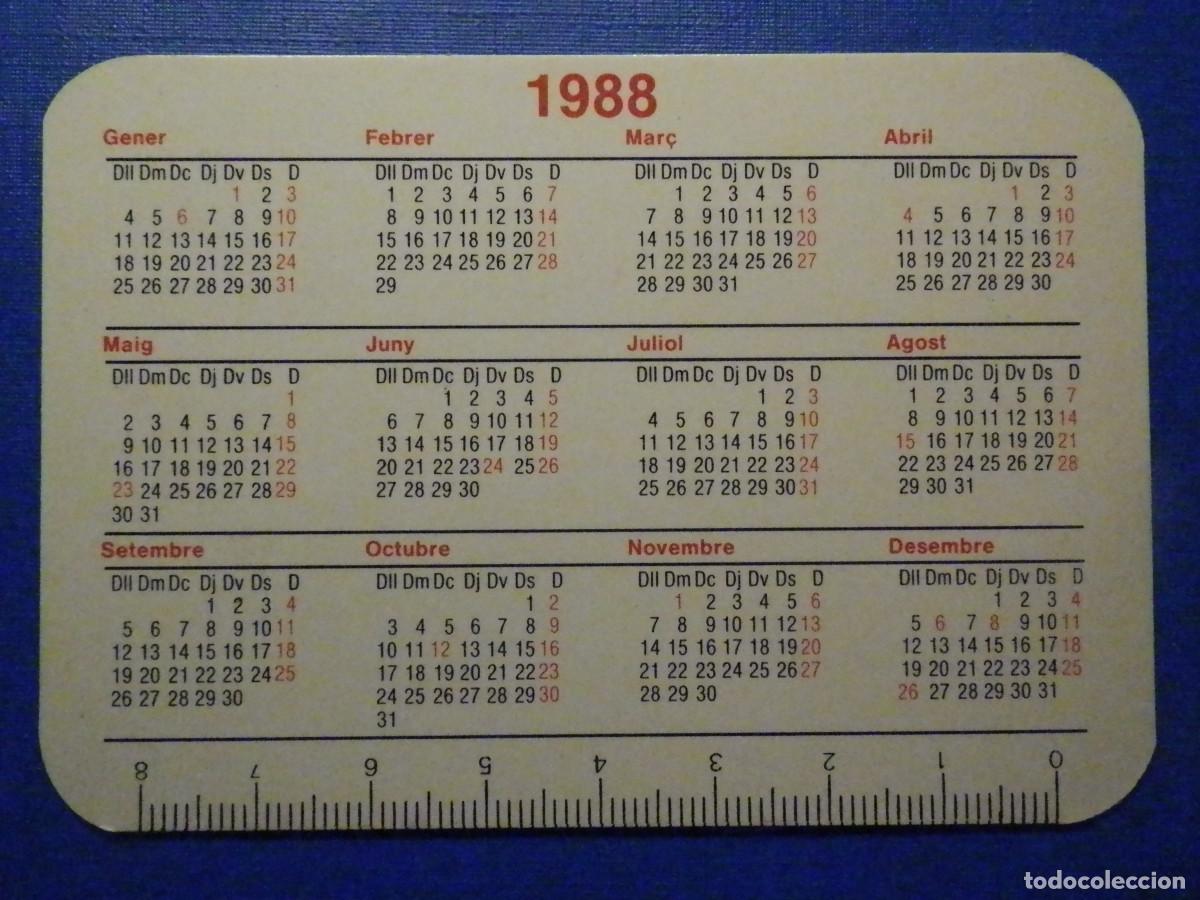 Coleccionismo calendarios: Calendario - Jaimes - A&ntilde;o 1988 - Foto 2