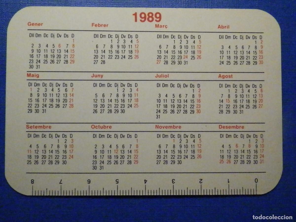 Coleccionismo calendarios: Calendario - Jaimes - A&ntilde;o 1989 - Foto 2