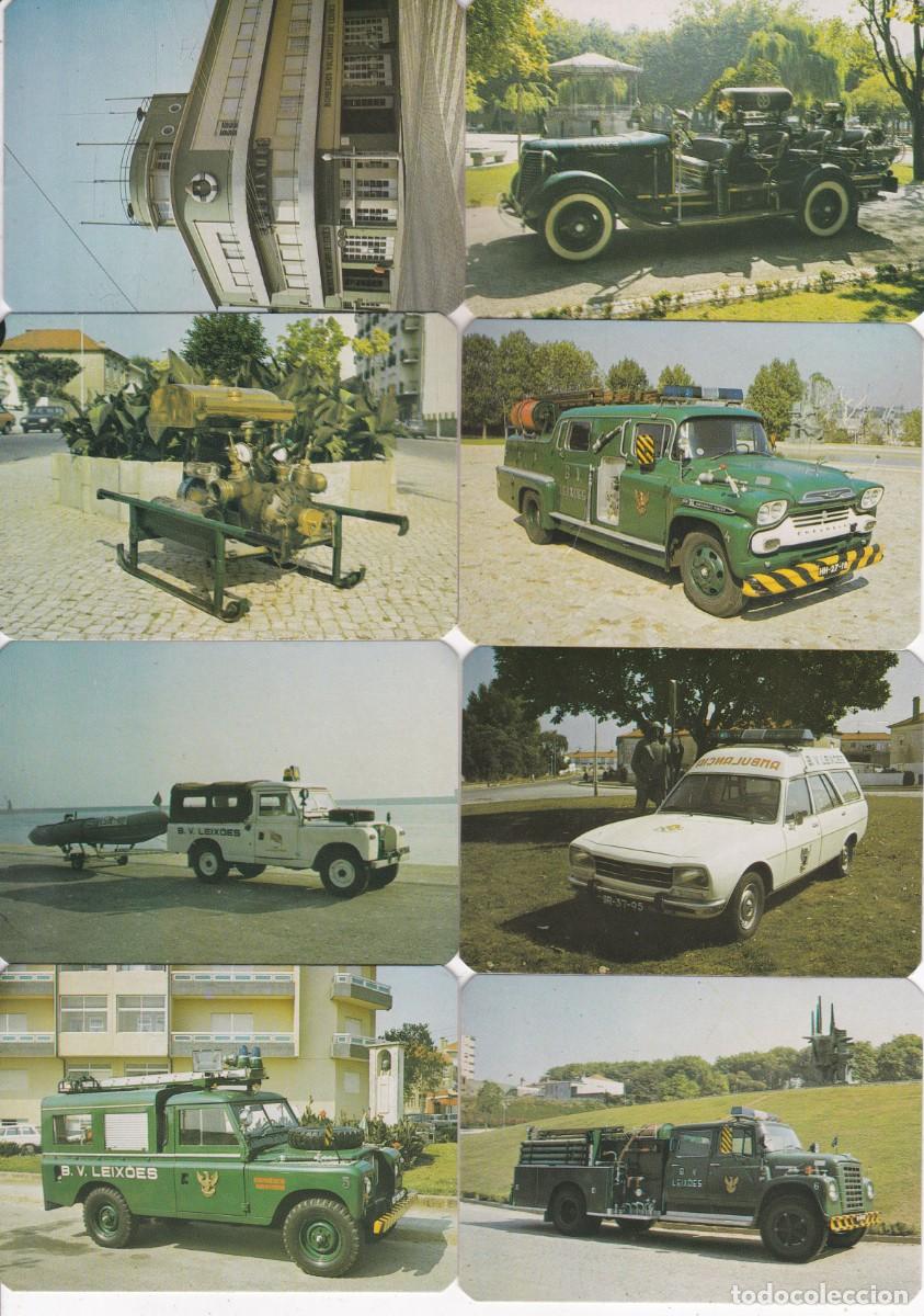 Coleccionismo Calendarios: 8 CALENDARIOS PORTUGAL 1985 - BOMBEROS VOLUNTARIOS DE LEIXOES - SERIE A