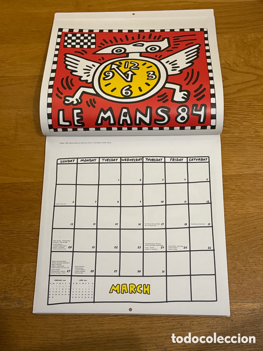 Coleccionismo calendarios: KEITH HARING CALENDARIO 2005. - Foto 4