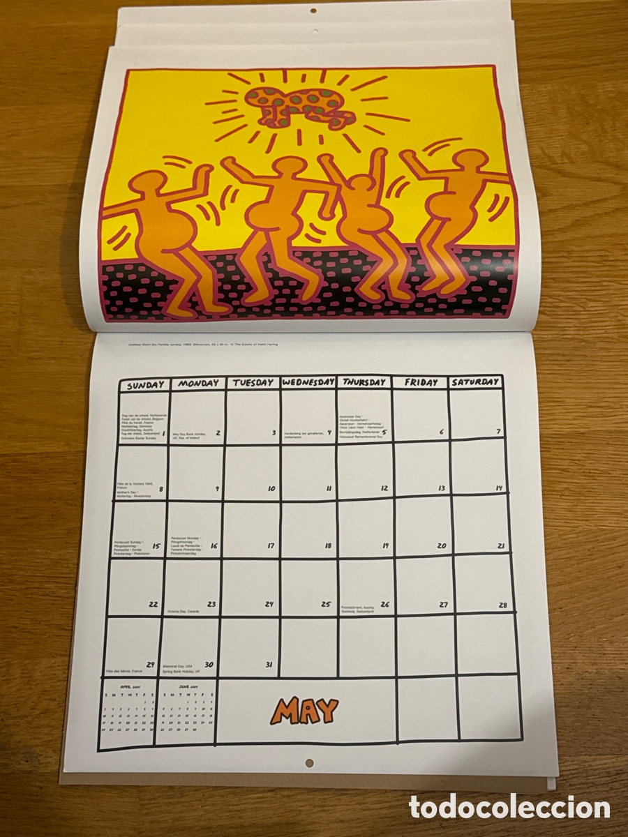 Coleccionismo calendarios: KEITH HARING CALENDARIO 2005. - Foto 6