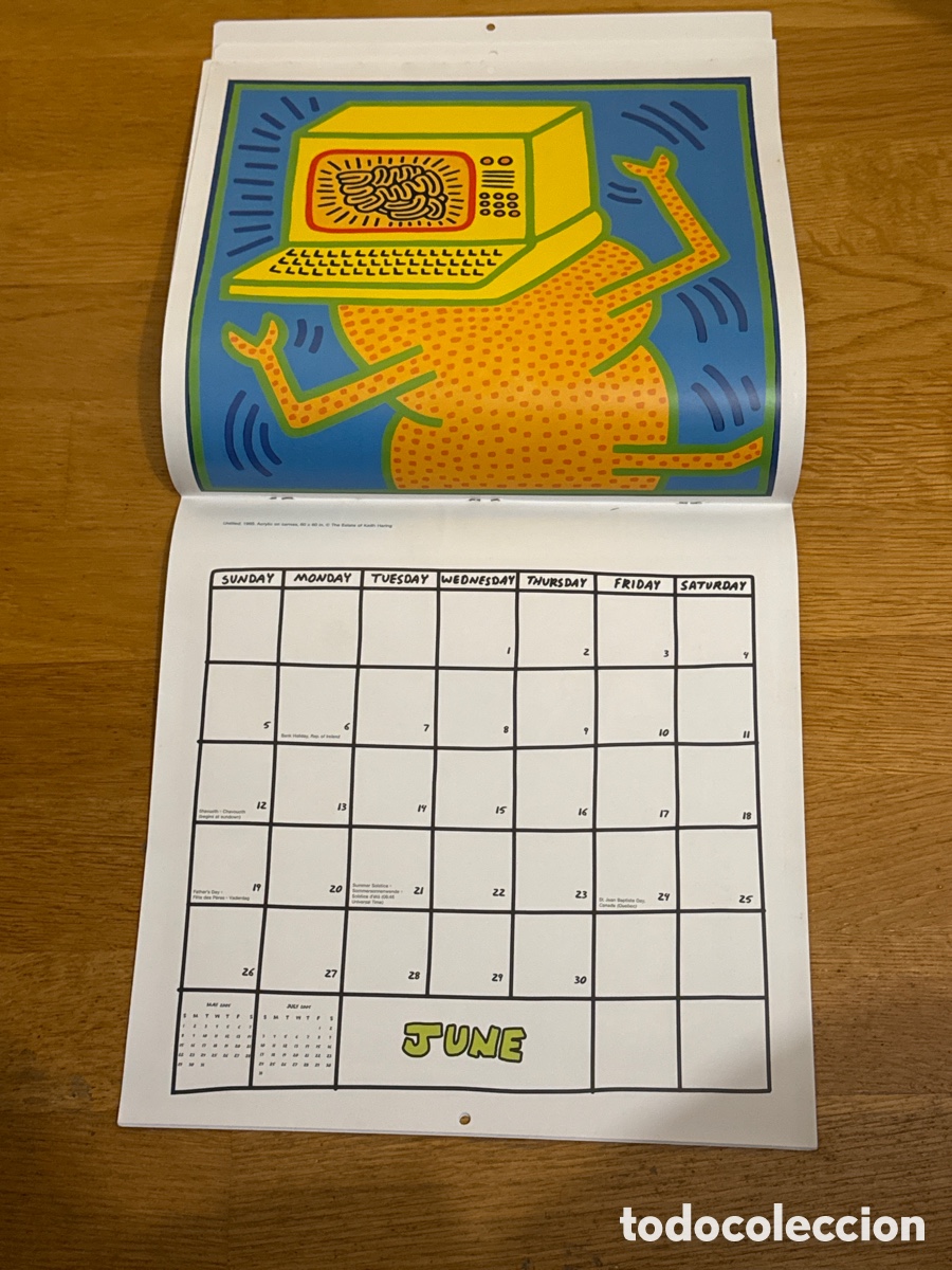 Coleccionismo calendarios: KEITH HARING CALENDARIO 2005. - Foto 7