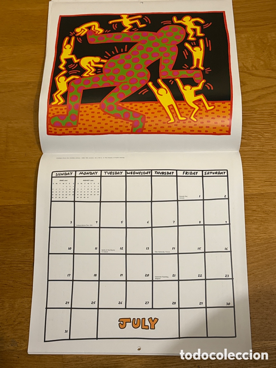 Coleccionismo calendarios: KEITH HARING CALENDARIO 2005. - Foto 8