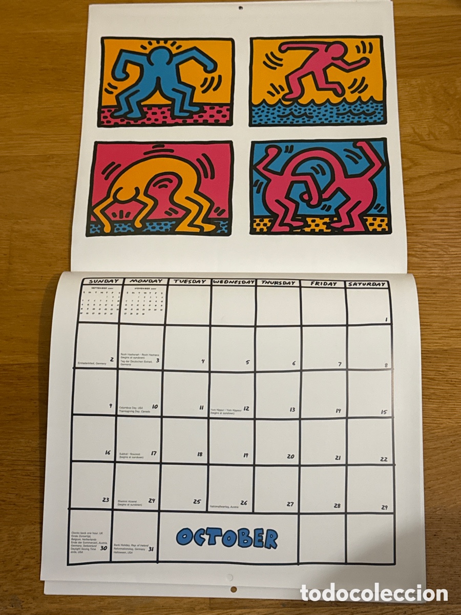Coleccionismo calendarios: KEITH HARING CALENDARIO 2005. - Foto 11
